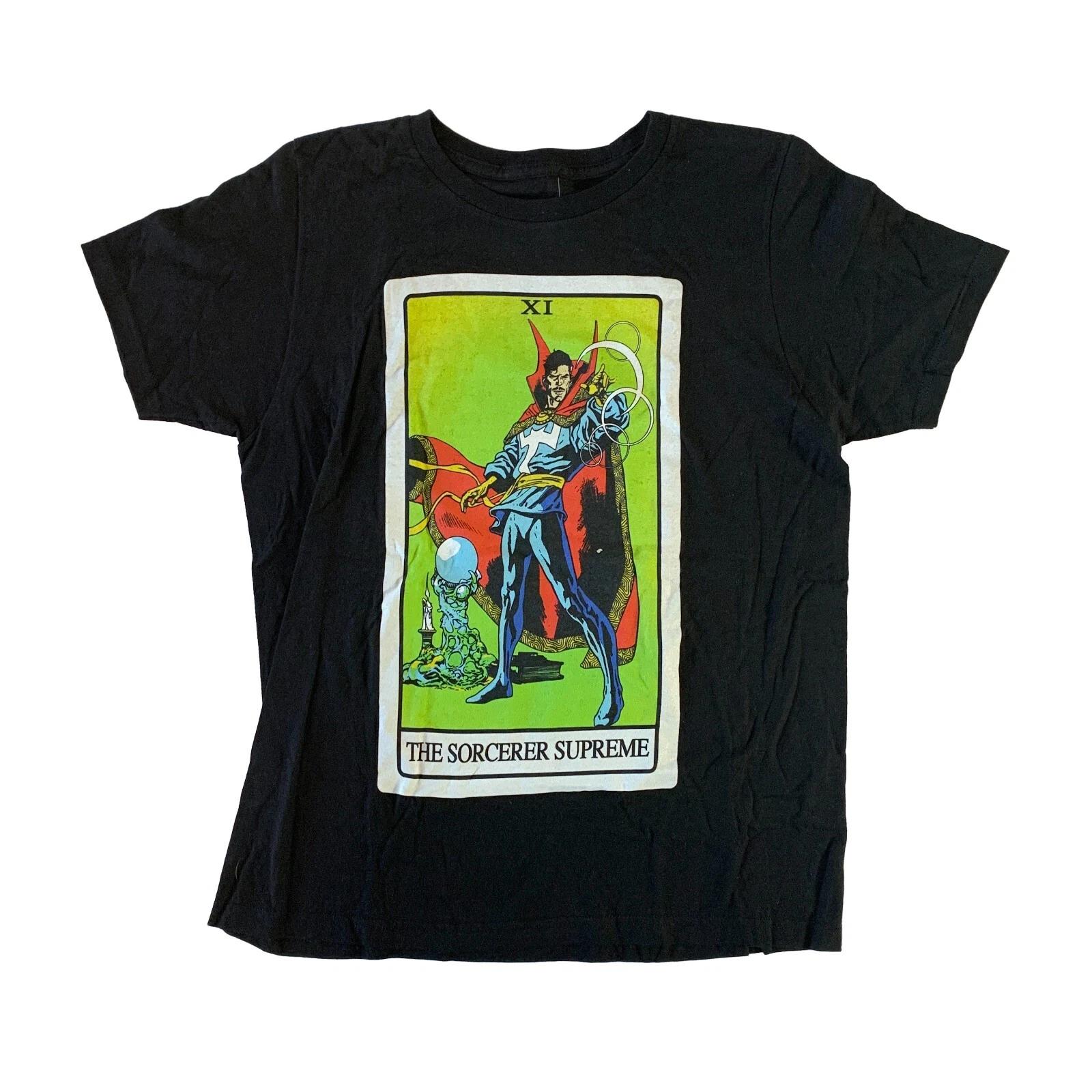 Disney Marvel The Sorcerer Supreme Dr. Strange Tarot Card T Shirt 110