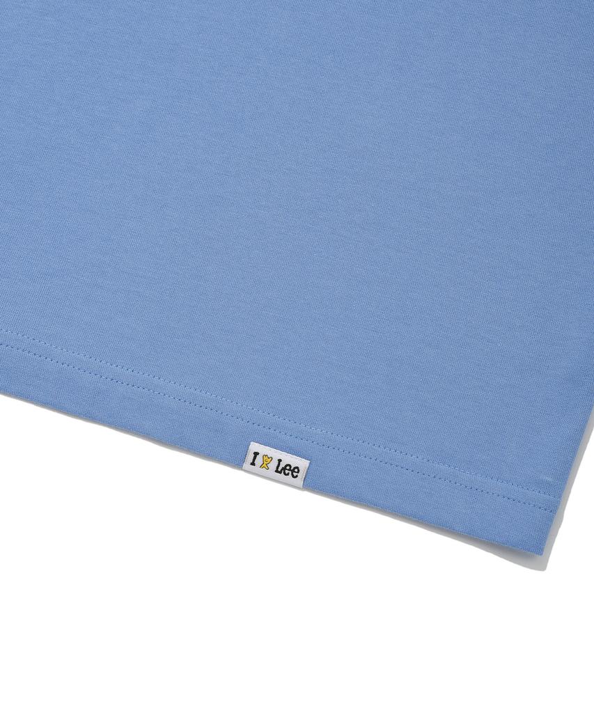 WACKY WILLY [Wacky Willy X Lee] Aikikiri Graphic Short Sleeve T-Shirt Blue
