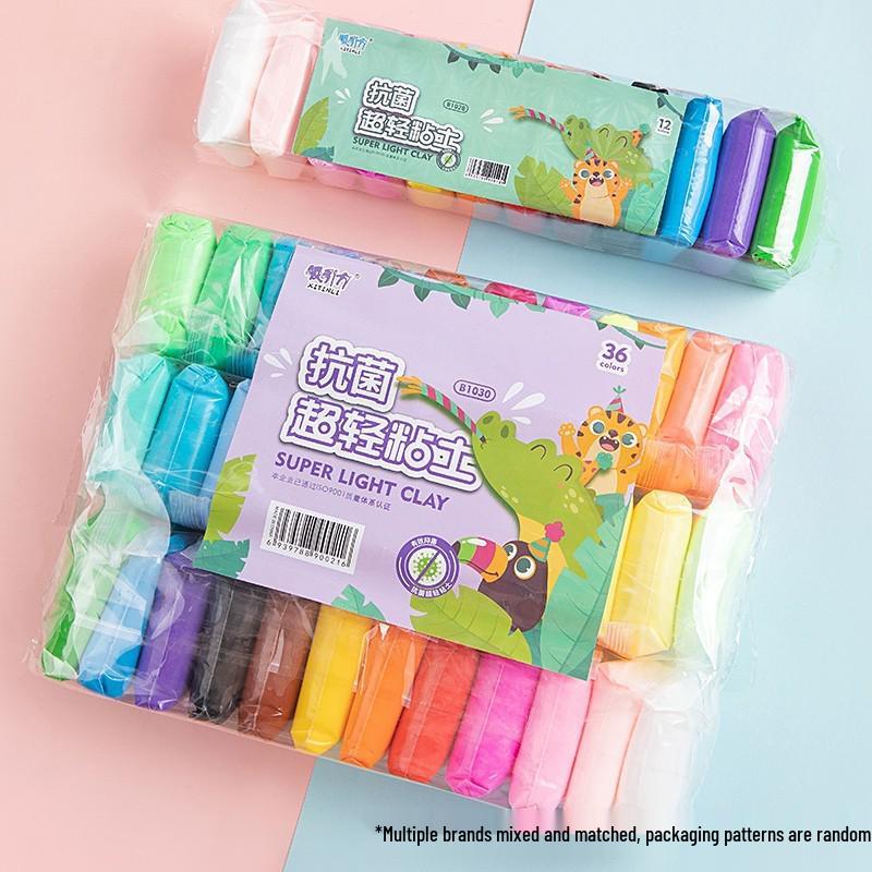 36-Color Play Dough Set: Food-Grade Space Clay for Kids