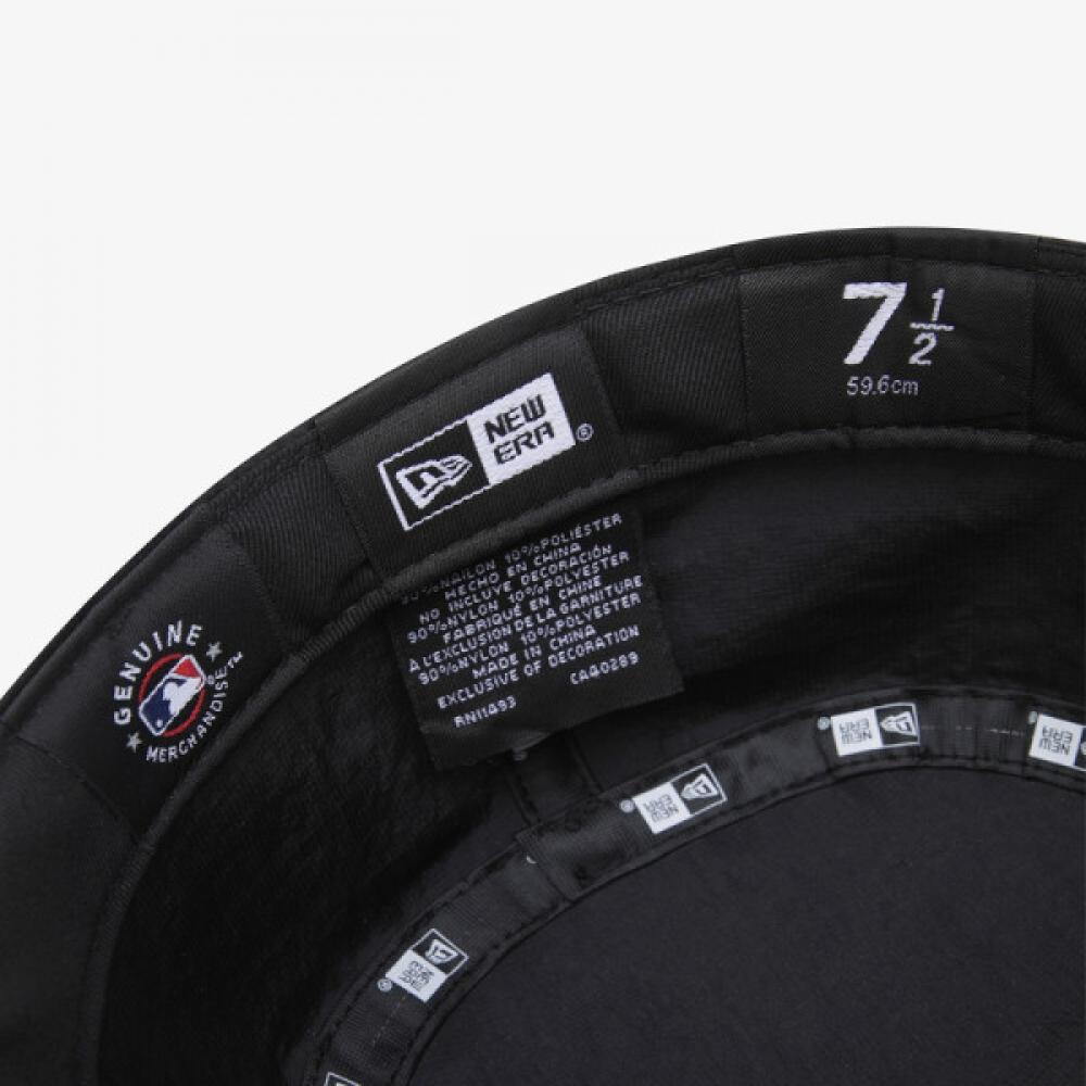 New Era Mlb New York Yankees Nylon Metal Filbox Fitted Cap Black