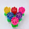 New Lotus Birthday Candle Cake Decorations Creative Blossom Singing Music Surprise Rotating Candle Small Ornaments