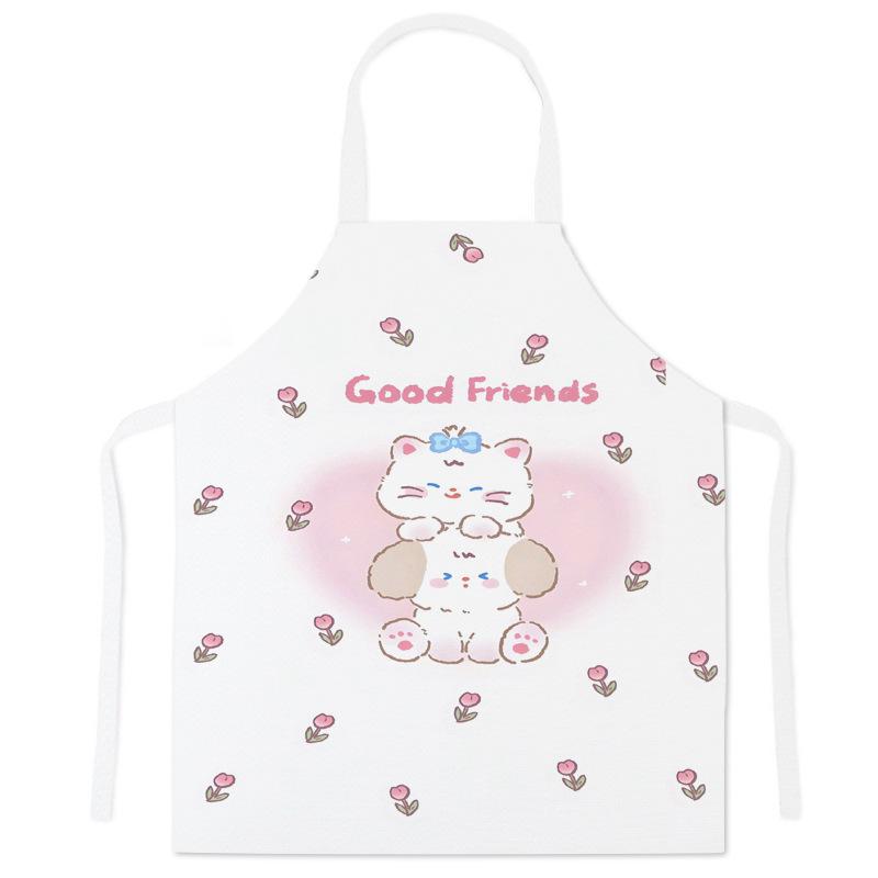 Cartoon Anime Pet Apron for Adults & Kids - Cute Kitchen & Restaurant Waist Apron