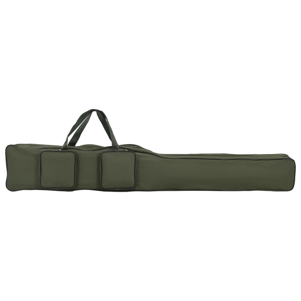 Vidaxl Torba Na Wędkę, Ciemnozielona, 160 Cm, Tkanina Oxford