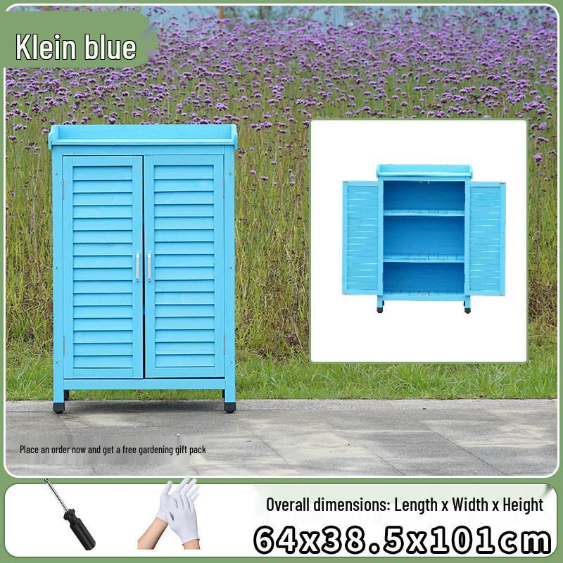 Outdoor Anti-Corrosion Sunscreen Storage Cabinet for Garden and Courtyard