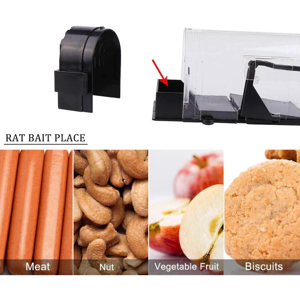 Fermeture robuste et sécurisée, extérieur transparent augmentant les chances de capture, piège à souris sans cruauté pour une manipulation en