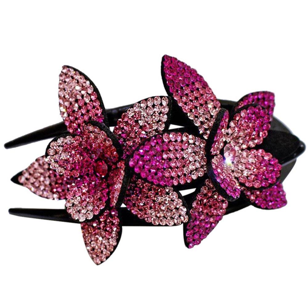 

Hair Headwear Large Size Handmade Rhinestone Crystal Hair Clip Hairgrip Hair Accessories Hair Combs