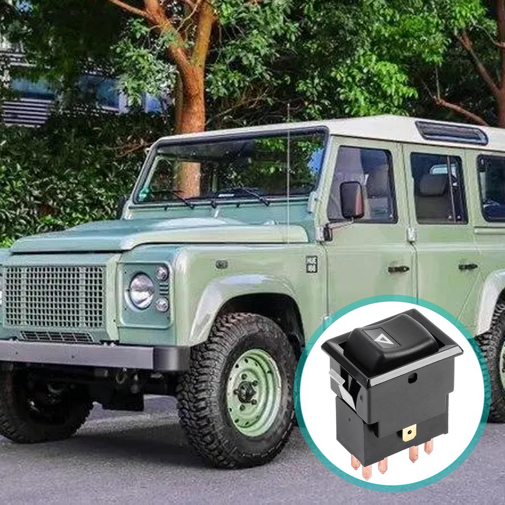 7-poliger Warnblinkschalter für Autos #YUF101490 für Land Rover Defender 90 110 130 1990-2001, alle Modelle, Notsignal