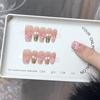 Pure Hand-made Phototherapy Wears Armor In One Second Like Spring Blush Hand-painted and Reusable Nail Patches Can Be Detached