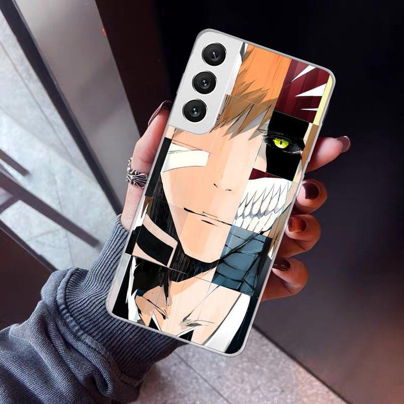 Bleach Japanese Anime Phone Case For Samsung Galaxy S26 S25 Edge S24 S23 Ultra S22 Plus S21 S20 FE Soft TPU Back Cover Funda Gal