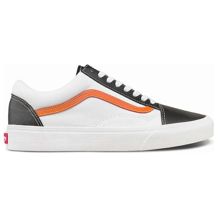 Vans Old Skool Classic Sport - Black White Orange Unisex Sneakers True-White VN0A5KRF93U