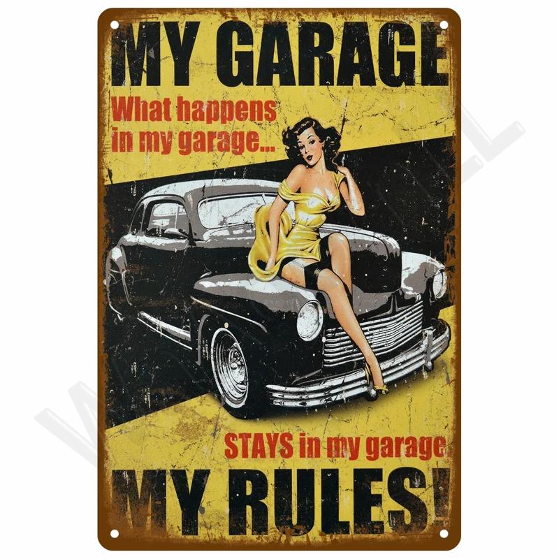 Vintage Tin Sign Home Decor Items Wall Decor Art Wall Mural Room Decoration Items Decor Men Retro Metal Sign Plate Bar Poster