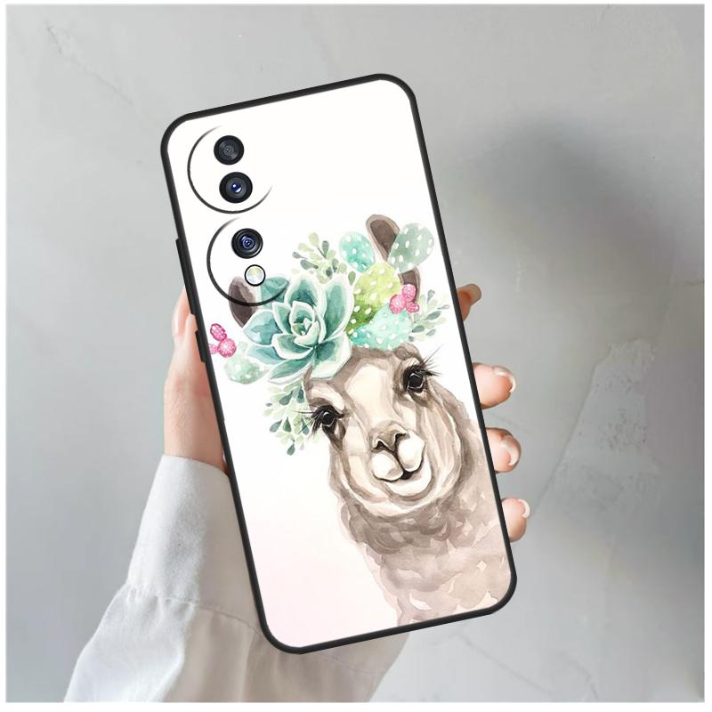 Lama Llama Alpaca For Honor Magic 5 6 7 8 Pro Case For Honor 200 400 Lite 50 70 90 X8c X8b X9a X9b X9c X9d Win