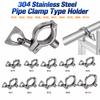 Durable Pipe Clamp Type Holder Water Pipe Fixing Clips  Pipe Fittings