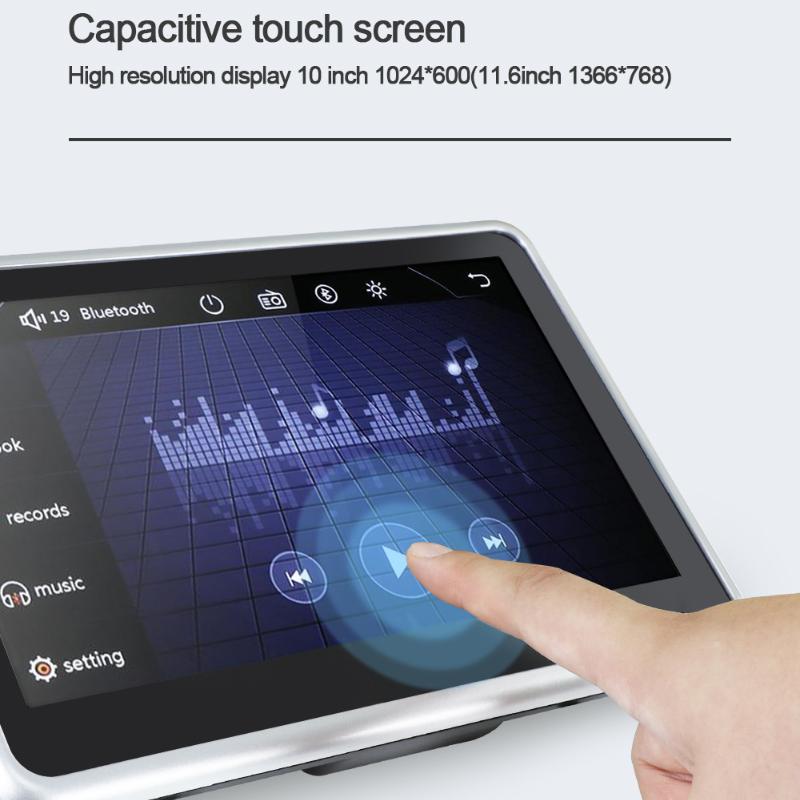 Εξωτερική οθόνη αφής MP5 Εμφάνιση προσκέφαλου αυτοκινήτου Universal πίσω σύστημα ψυχαγωγίας