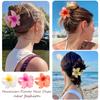4PCS Fashion Women Flower Hair Clips Vacation Bohemia Egg Flower Hair Clips Barrettes Girls Large Hairpins Hair Accessories