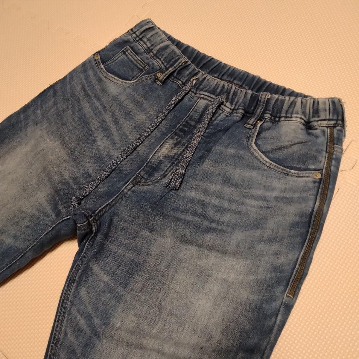AZUL BY MOUSSY Easy Pants Stretch Jeans Denim Sweatshirt AZUL BY MOUSSY Navy M