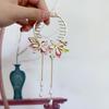 Imitation Pearl Flowers Tassels Hair Claws Ancient-style Hair Accessories  Party