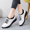 2025 Trend Spring Casual Comfortable Women Shoes Lace Up Fashionable Versatile Flats Elegant  Minimalist Thick Soled Shoes