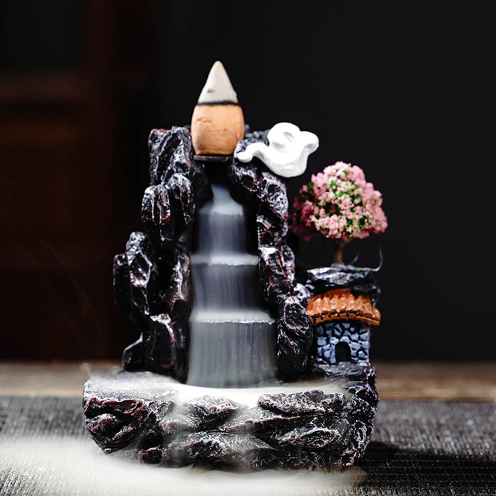 

Обратный конус курильницы с водопадом для медитации