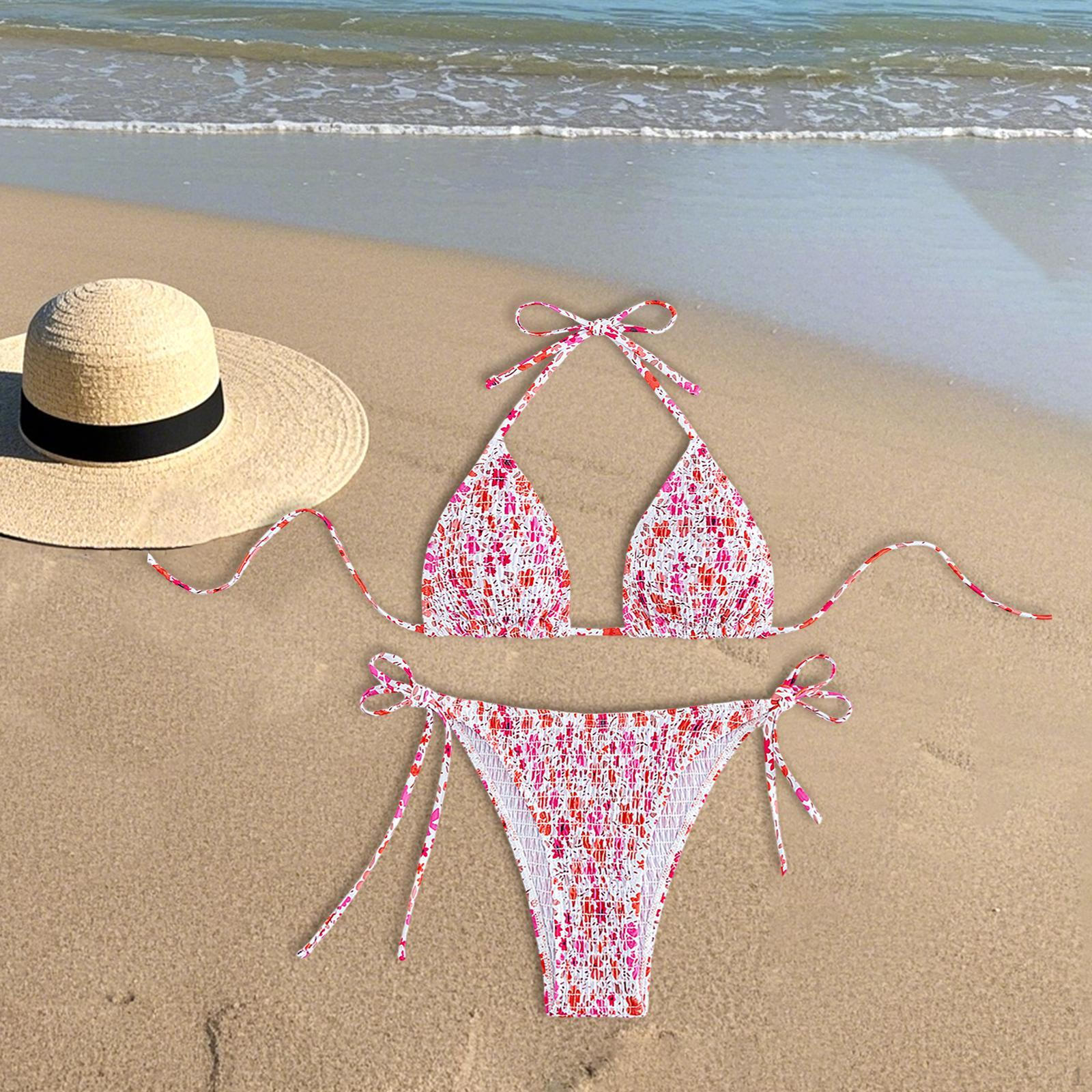 

Купальник из двух частей для купания в бассейне и СПА L розовый