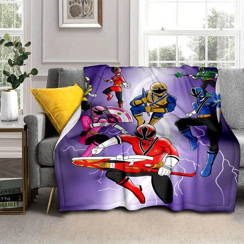 1pcPower Rangers Blanket - Soft and Comfortable for All Seasons - Perfect Gift IdeaA043042m