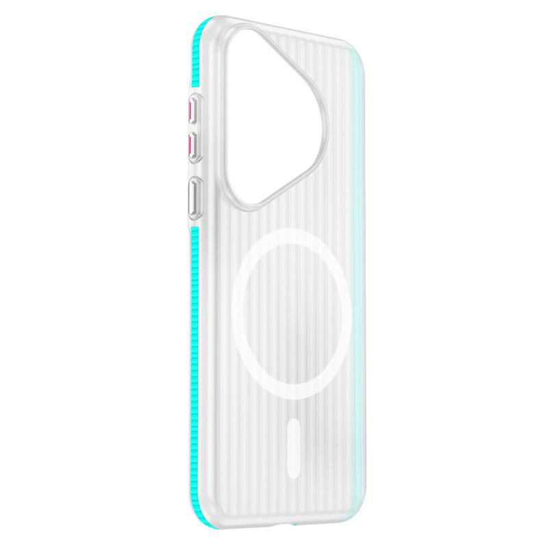 Applicable to Huawei mate11 matte corrugated magnetic suction side anti-skid stripe mobile phone case Pura11PRO anti-drop hard