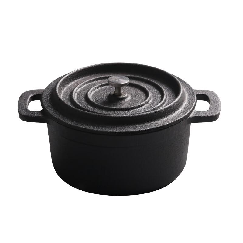 

Wutuo Cast Iron Deep Stew Pot with Double Handles