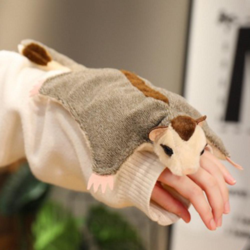 Magnetic Flying Animal Cotton Doll Stuffed Australian Flying Squirrel Doll  Christmas Gift