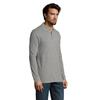Unisex Adult Star Plain Long-Sleeved Polo Shirt