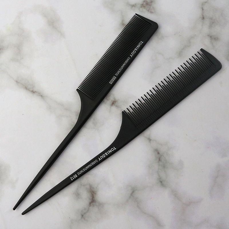 Plastic Pointed Tail Steel Needle Comb for Hair Care and Styling