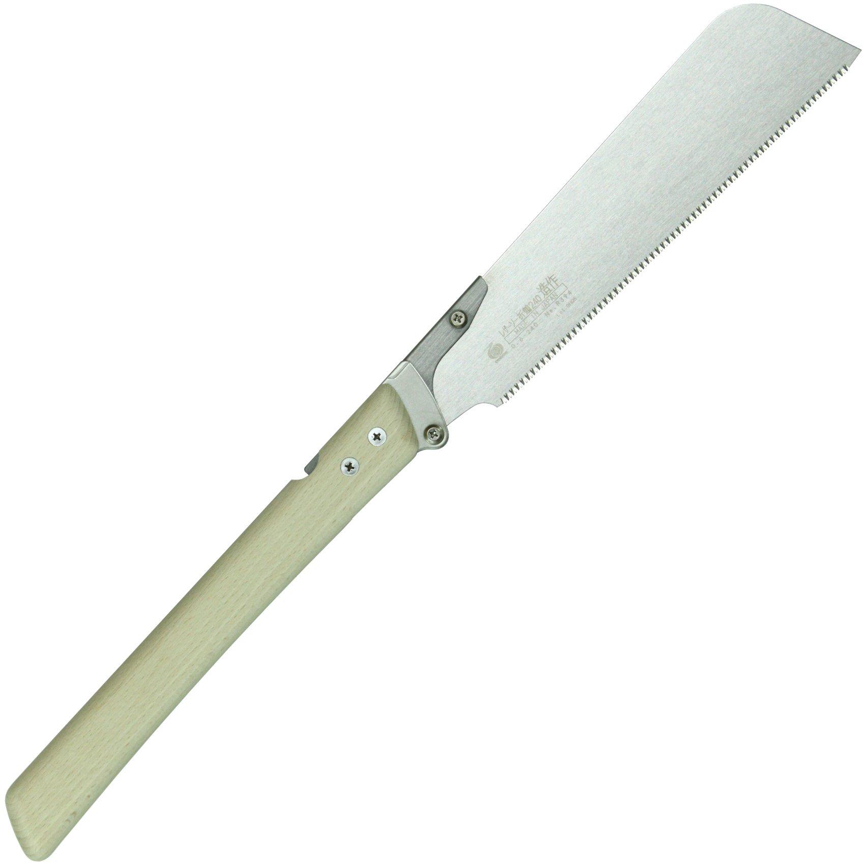 Razorsaw Folding Woodworking Orizuru 240mm Saw, 240, (Body)