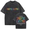 Christian Religious Jesus Forgive Them Father Vintage Washed T Shirt Men Women Gothic Rock Oversized T-shirts Male