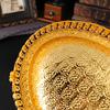 Light Luxury Metal Oval Household Living Room Fruit Plate Creative Dried Fruit Plate Storage Plate Metal Handicraft Ornament
