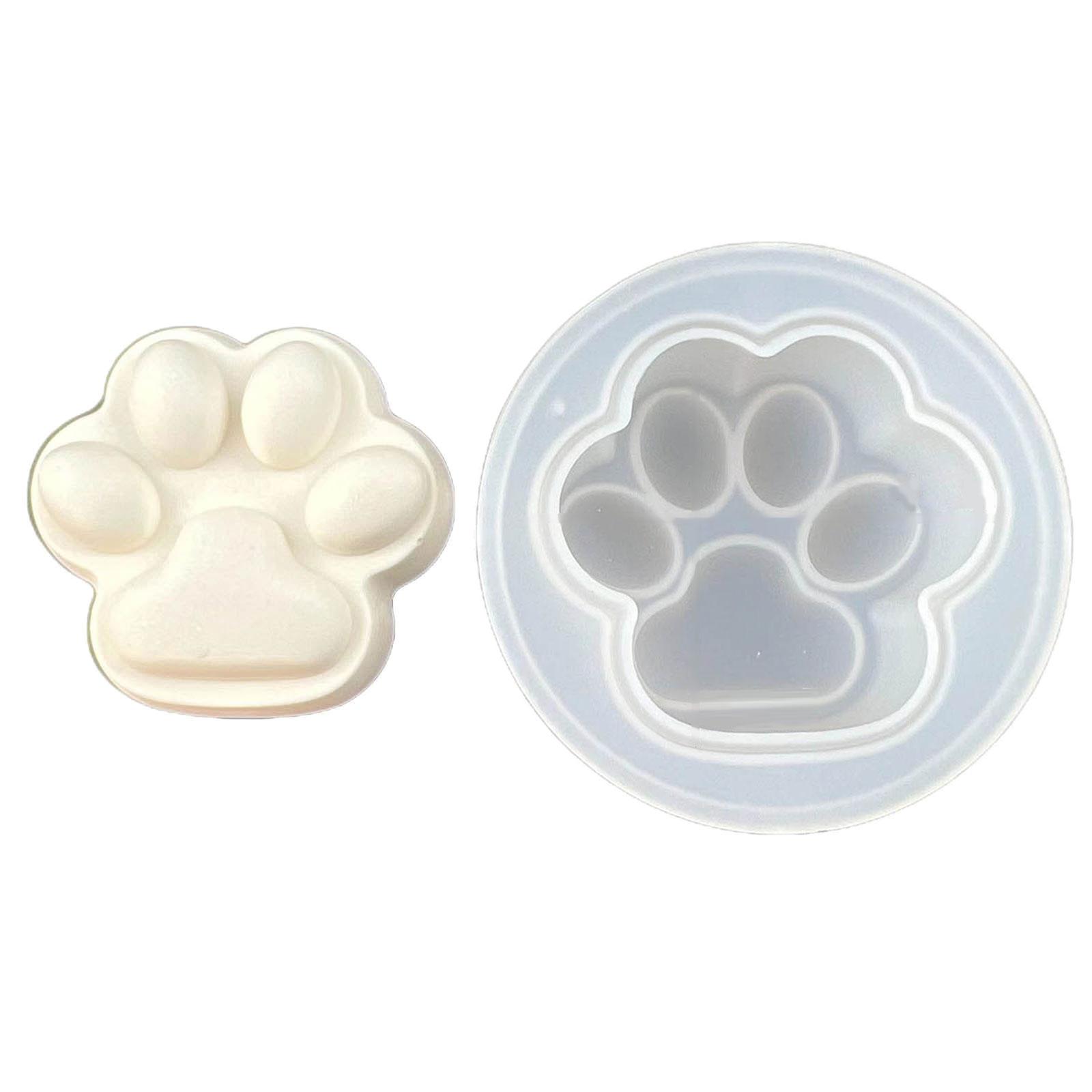 

Cat Footprint Silicone Mold for DIY Jewelry Making Handmade Crafts Resin Casting Molds for DIY Keychain Making Non-stick