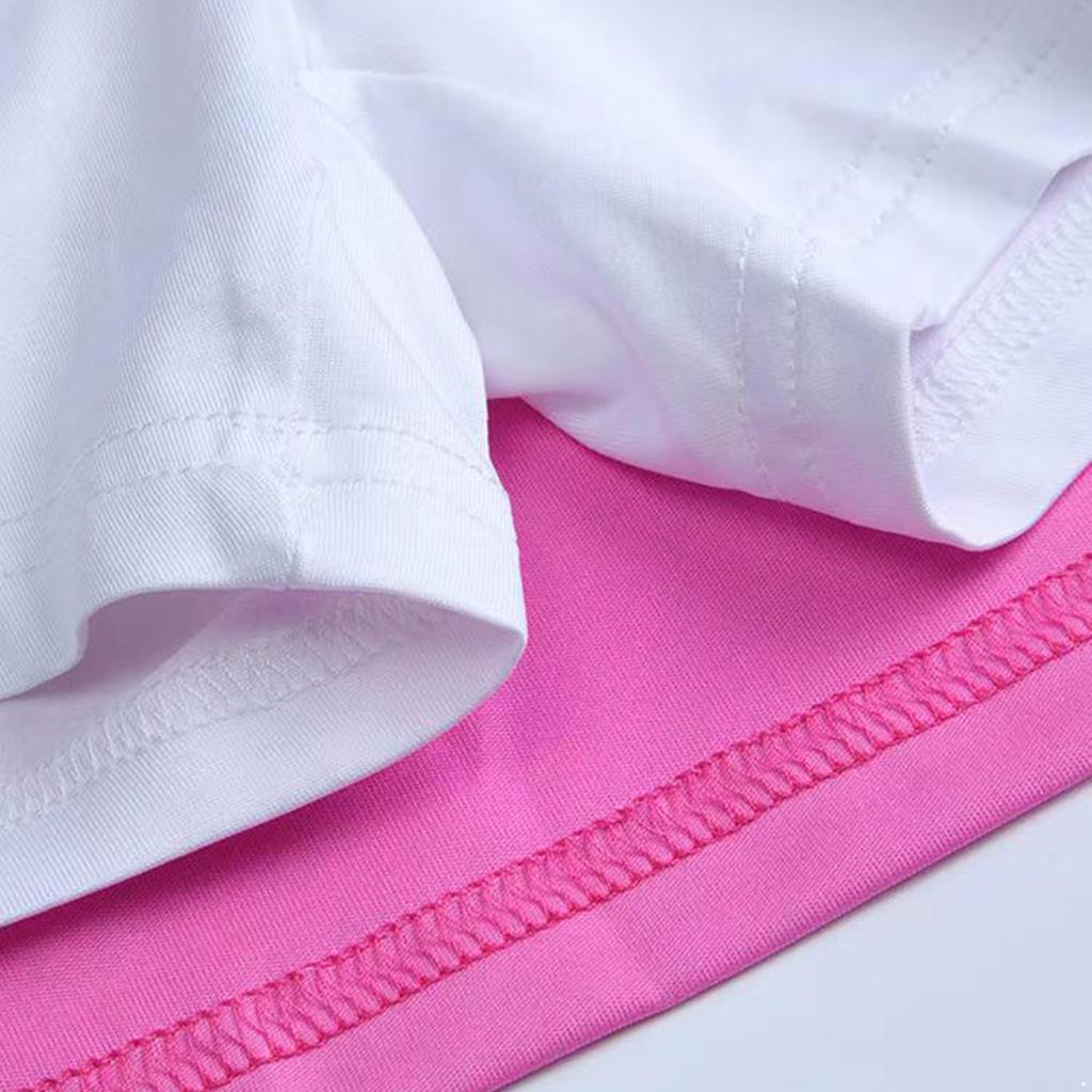 Girls Active Skort High Waisted Pleated Tennis Skirt Running Workout Athletic Skirts with Shorts