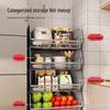 Multi-Layer Floor-Standing Kitchen Storage Rack