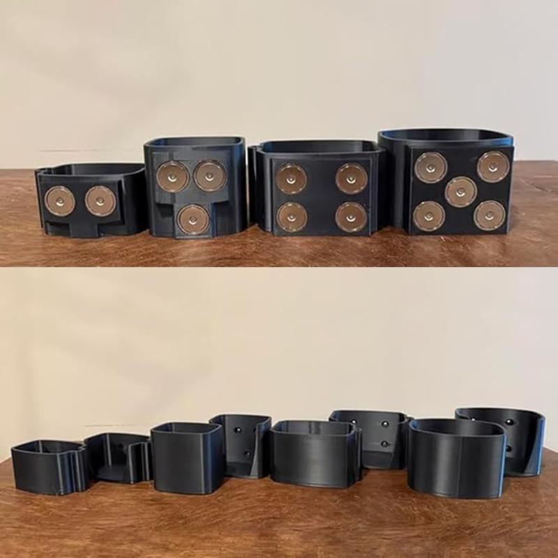 Heavy Duty ABS Magnetic Diesels Additive Bottle Organizers With Secure Mounting Truck Bed Accessory Storage Solution