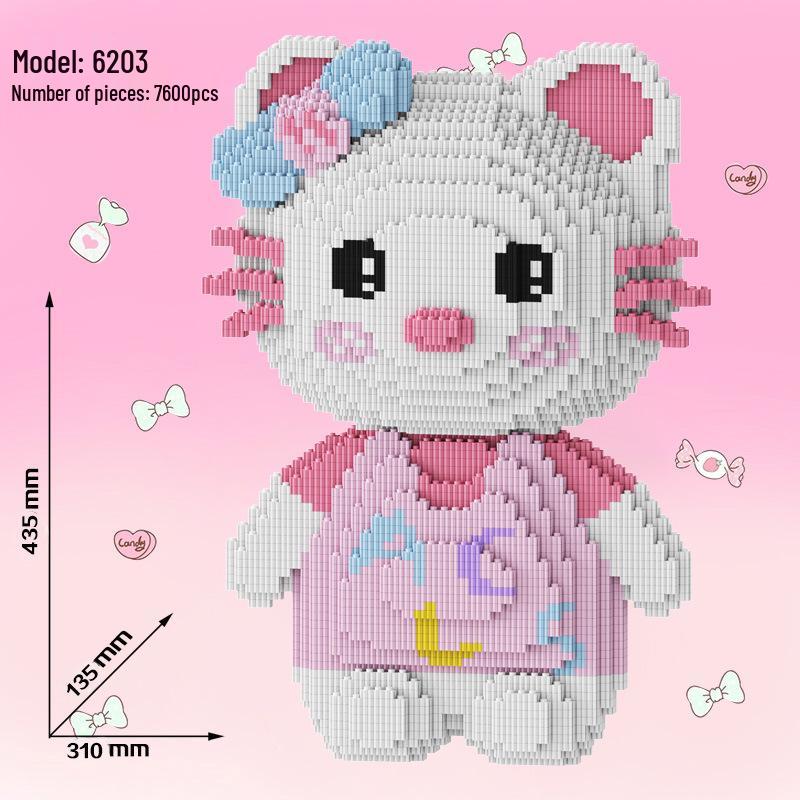 Chaole Sen 2026 Girl Series: Night Market Stall Building Blocks Toy
