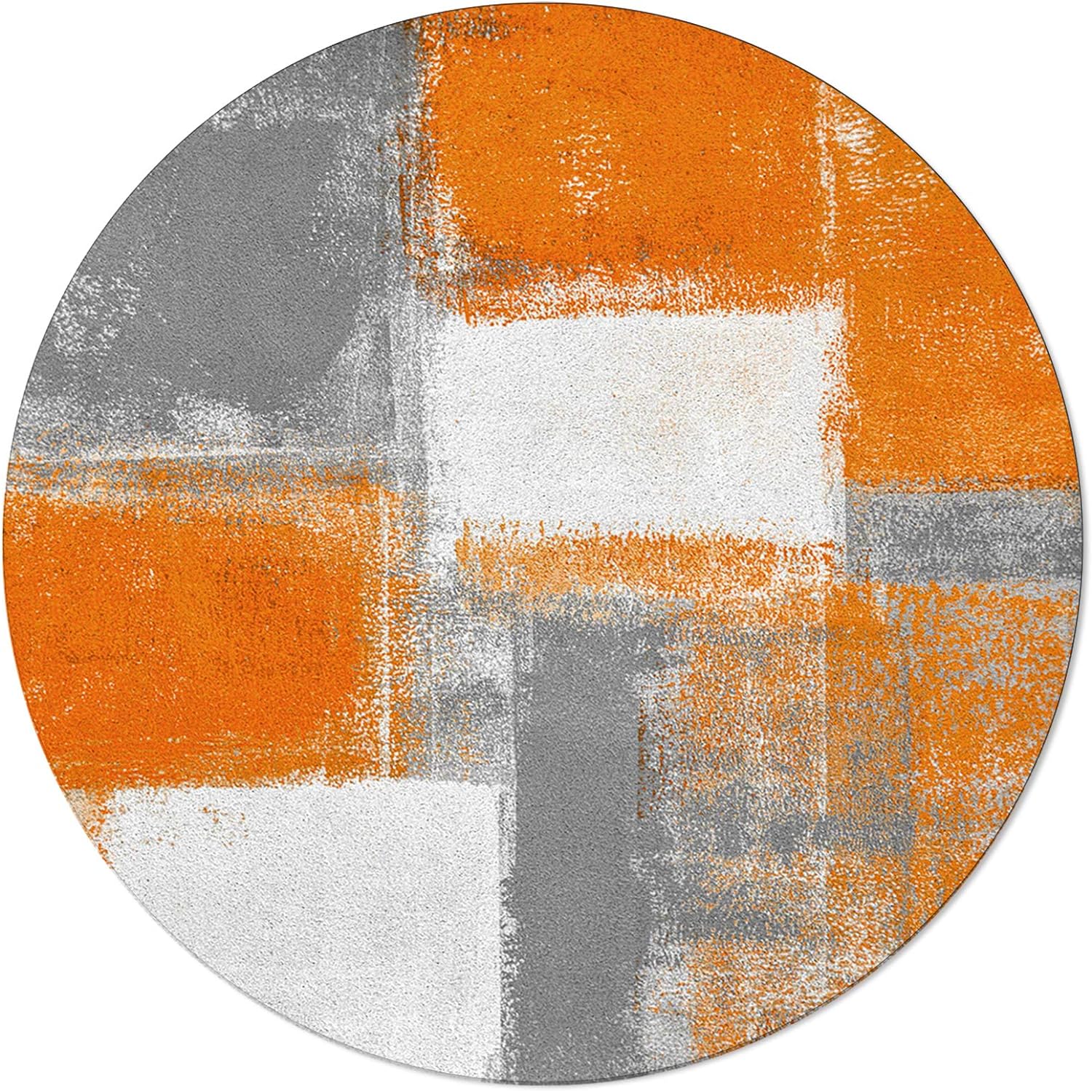 

Розкішний сучасний абстрактний візерунок круглої форми килимки для підлоги кухня передпокій килимок спальня вітальня м’який килим нековзкий килимок 150X150cm