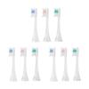 Weiße Essenz Christia Elektrische Zahnbürste, Rotierend, Wiederaufladbar, Zahnaufhellung, Authentisch (3 Ersatzbürsten x 3 Sets)