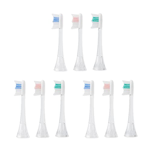

White Essence Christia Electric Toothbrush, Rotating, Rechargeable, Dental Whitening, Authentic (3 Replacement Brushes x 3 Sets)
