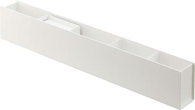 Yamazaki Jitsugyo Slim Desk Organizer White W50 X D5 X Tower Storage Box Desk Storage 5985 Approx. H8.2cm