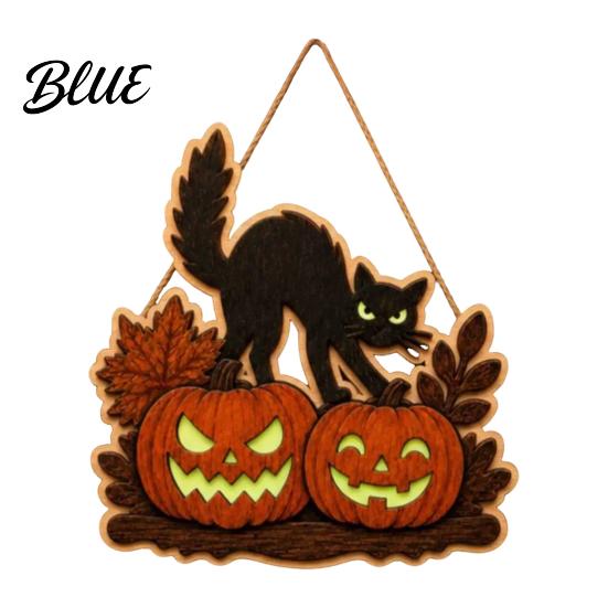 Halloween Hanging Wooden Horror Grim Sign Skeleton Spooky Sign Welcome Door Hanger Reaper Dark Style Ornament Plaque for Front