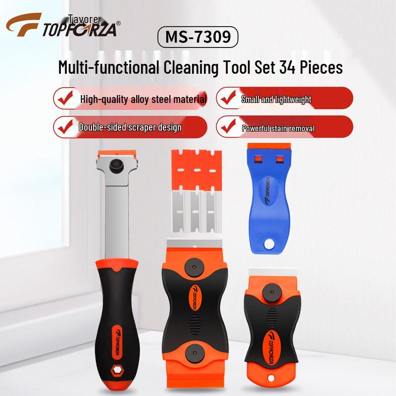 TOPFORZA Multi-Function Scraper Cleaning Tool Set