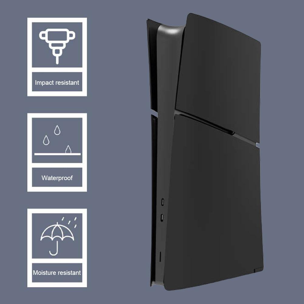 Hard Shell Skin Split ABS Hard Case Anti-Scratch Cover Plates Shockproof Protective Shell Case for PS5 Slim Disc/Digital Console