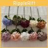 Artificial Hydrangea Silk Flower Lifelike Single Stem For Wedding Decor Home