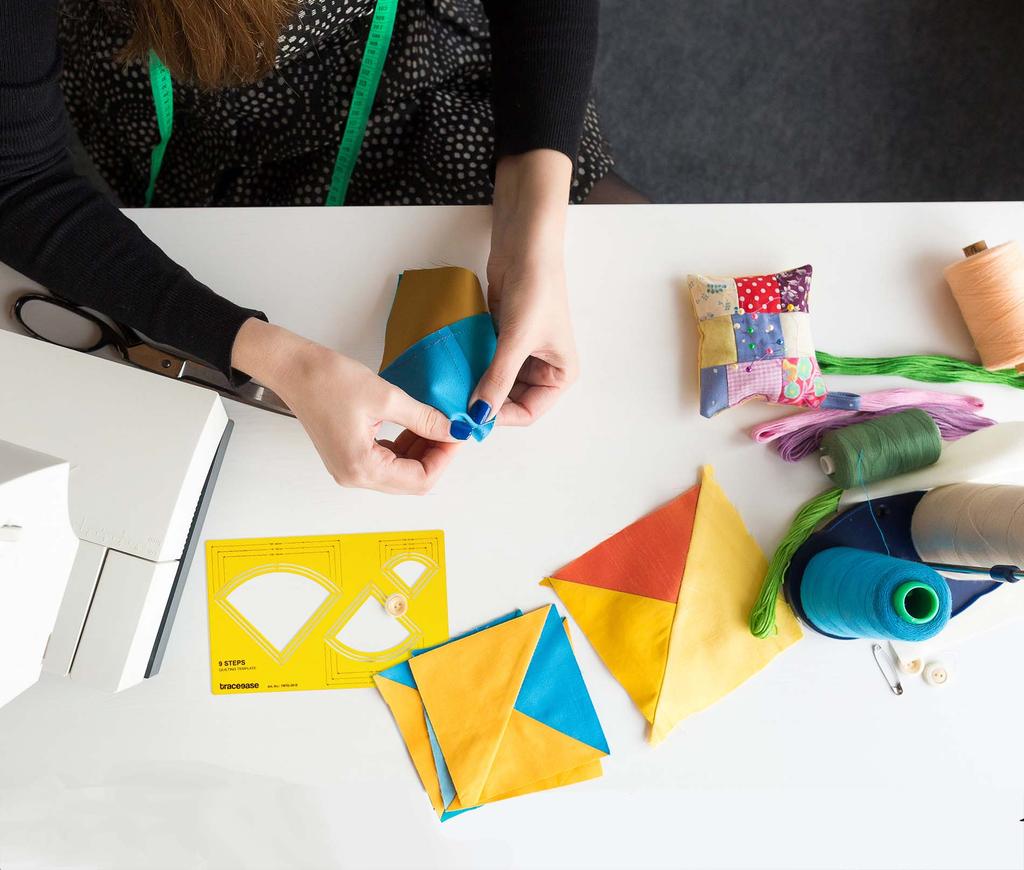 Traceease 6 Pieces Quilting Template Stencil, DIY Quilt Sewing Machine Ruler Quilting Tools Kit For Office And