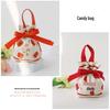 Stylish Wedding Candy Box Handbag - Elegant Cloth Favor Bag