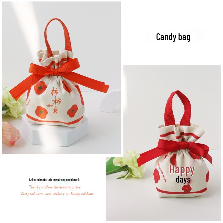 Stylish Wedding Candy Box Handbag - Elegant Cloth Favor Bag