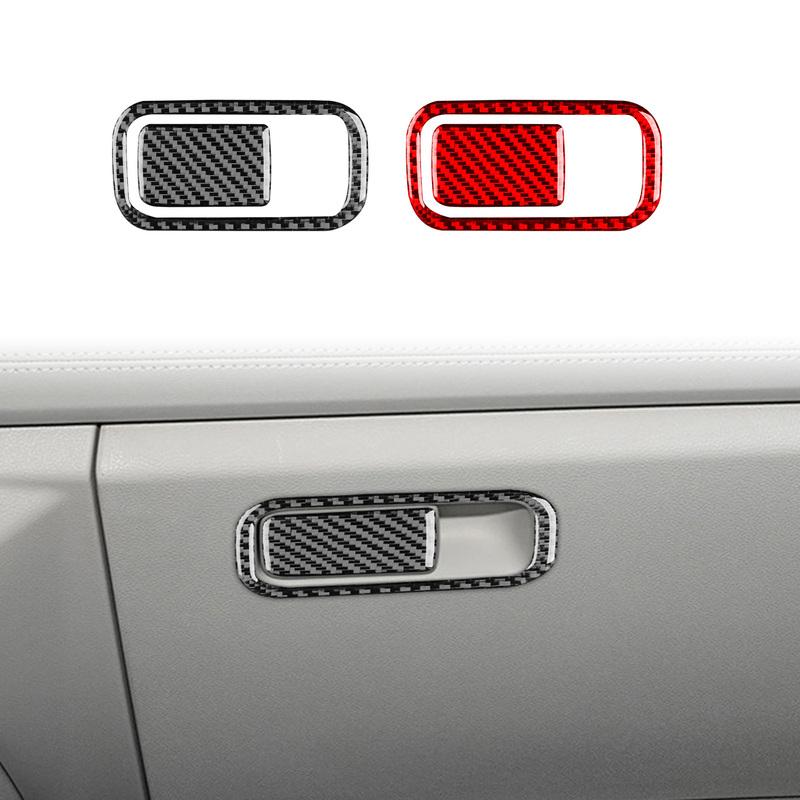 Carbon Fiber Stickers for Volkswagen Sagitar - Passenger-side Grab Handle Panel Car Interior Accessories Cover Decor